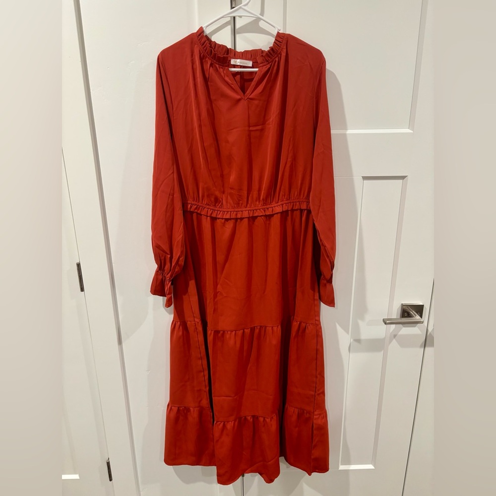 Burnt Orange Dress